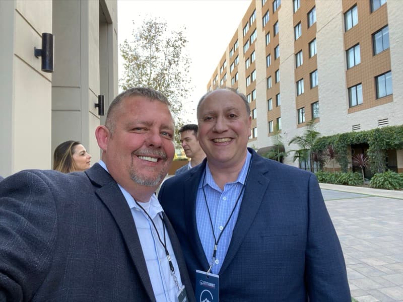 Tim Johnson with Alec Stern (Founder of Constant Contact)